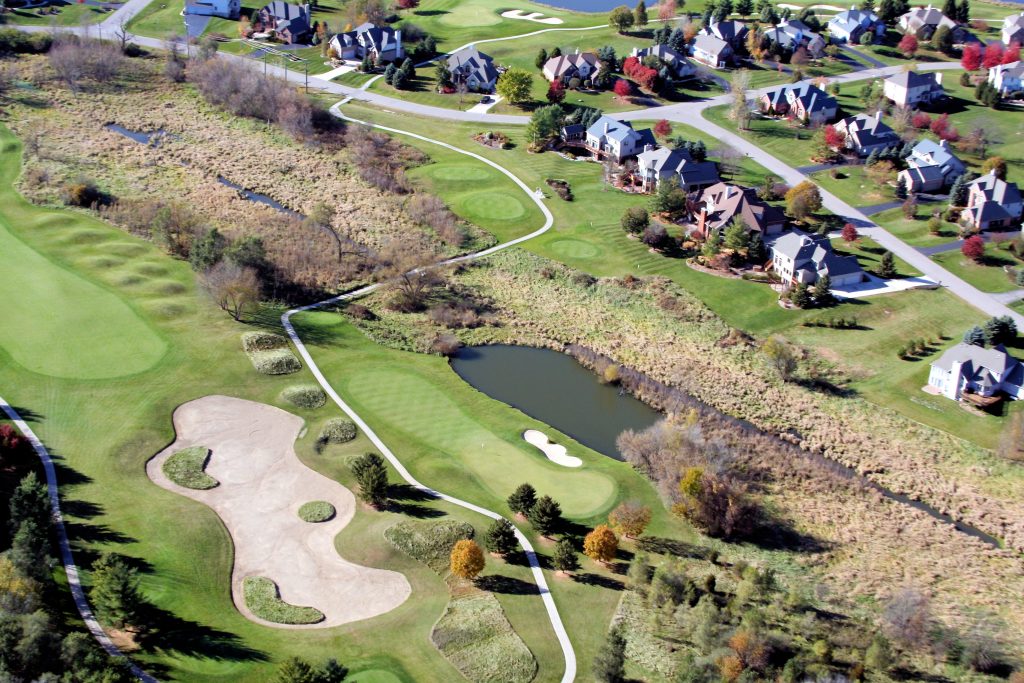 Polo Fields Neighborhood and Golf Course in Ann Arbor, MI